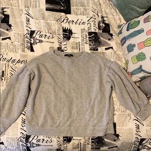 Gray sweatshirt